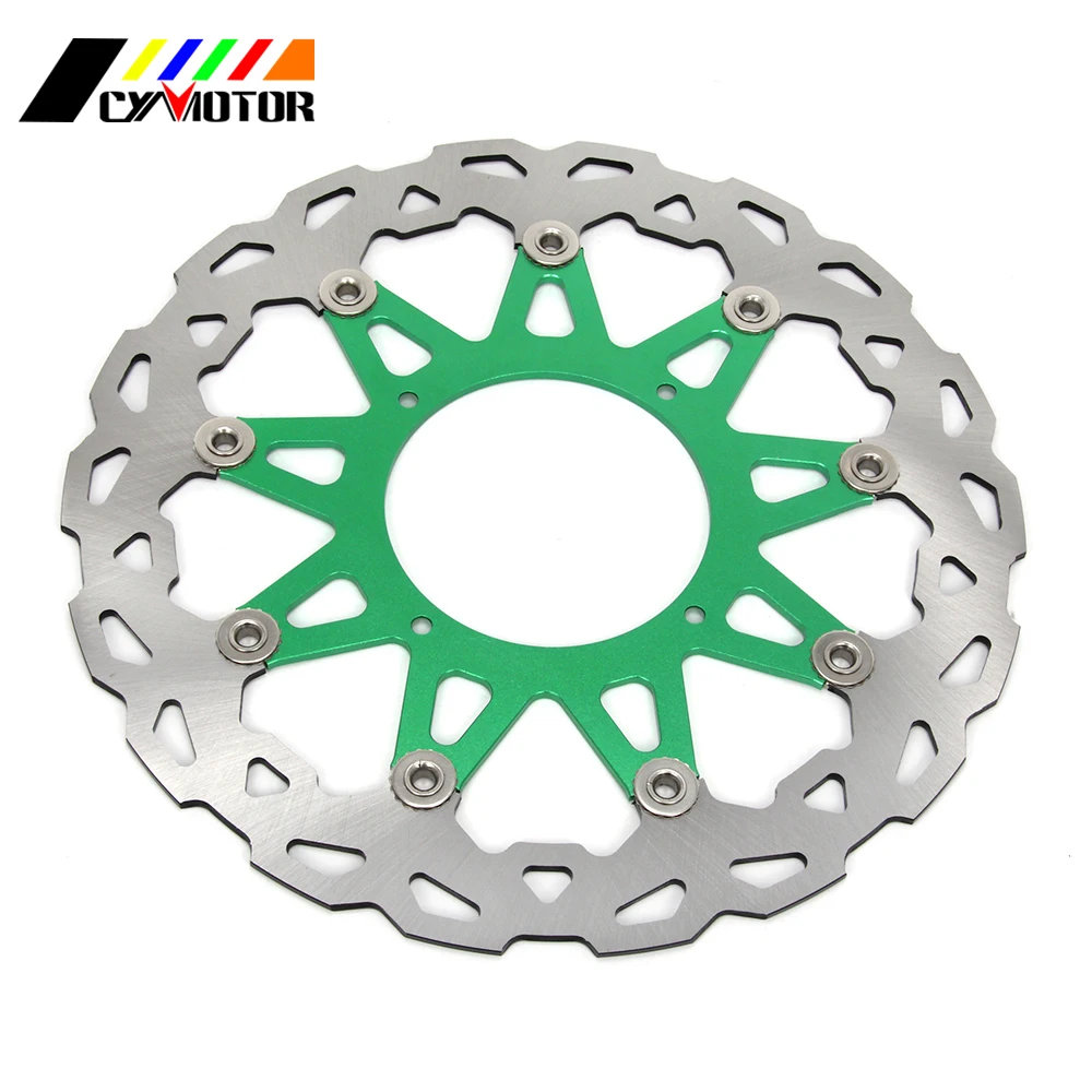 Плавающие тормозные диски 320 мм ротор для KAWASAKI KX125 KX250 KX250F KLX450R KX450F KX KXF KLX 125 250 450 R 06 07