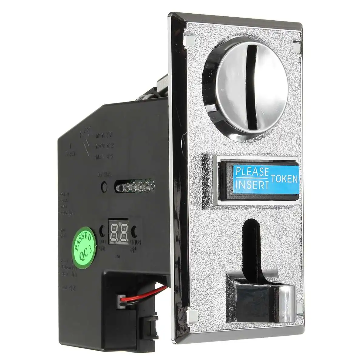 

Multi Coin Acceptor Electronic Roll Down Coin Acceptor Selector Mechanism Vending Machine Mech Arcade Game Ticket Redemption Set