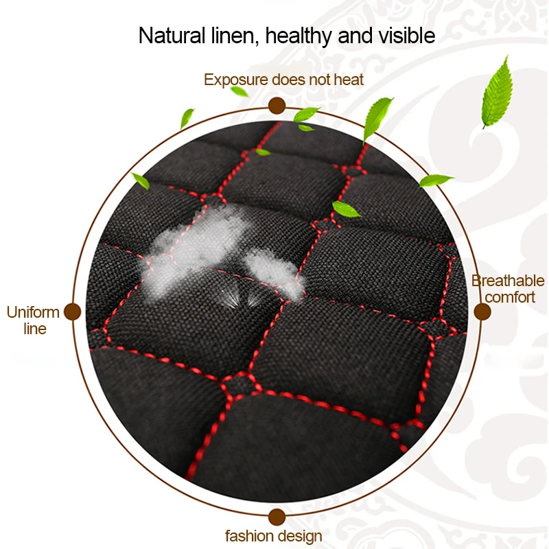 Чехлы для автомобильных сидений чехлы на четыре сезона стульев льняные 1