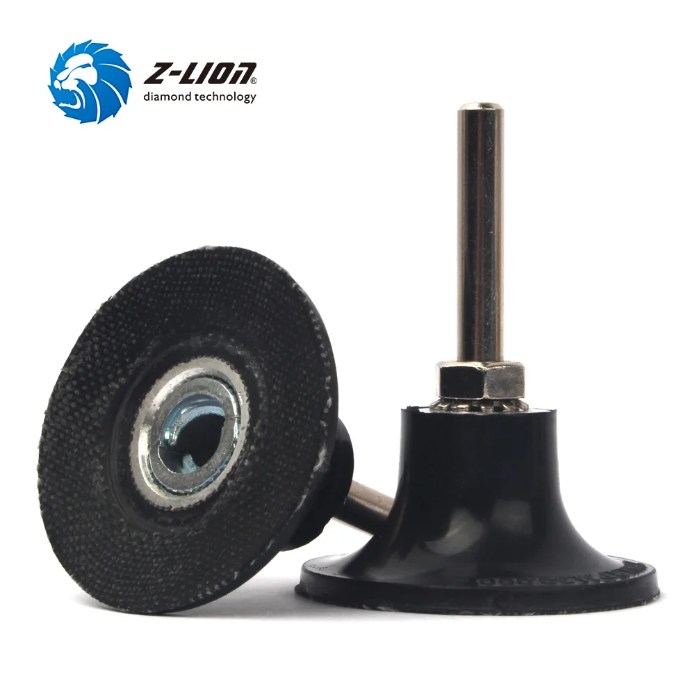 

Z-LION 2" 2pcs Backing Pad For Rotary Sanding Disc 45mm Pad Adapter Roll Lock Holder with 1/4" Mandrel Shaft Shank Spiral