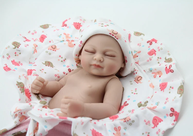 Кукла Реборн Игрушки для ванны 28 см Реалистичная детская фотоигрушка подарок