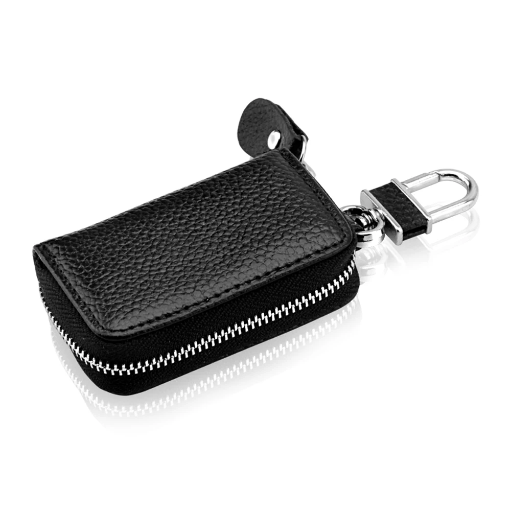 Кожаный чехол для ключей автомобиля Универсальный многофункциональный