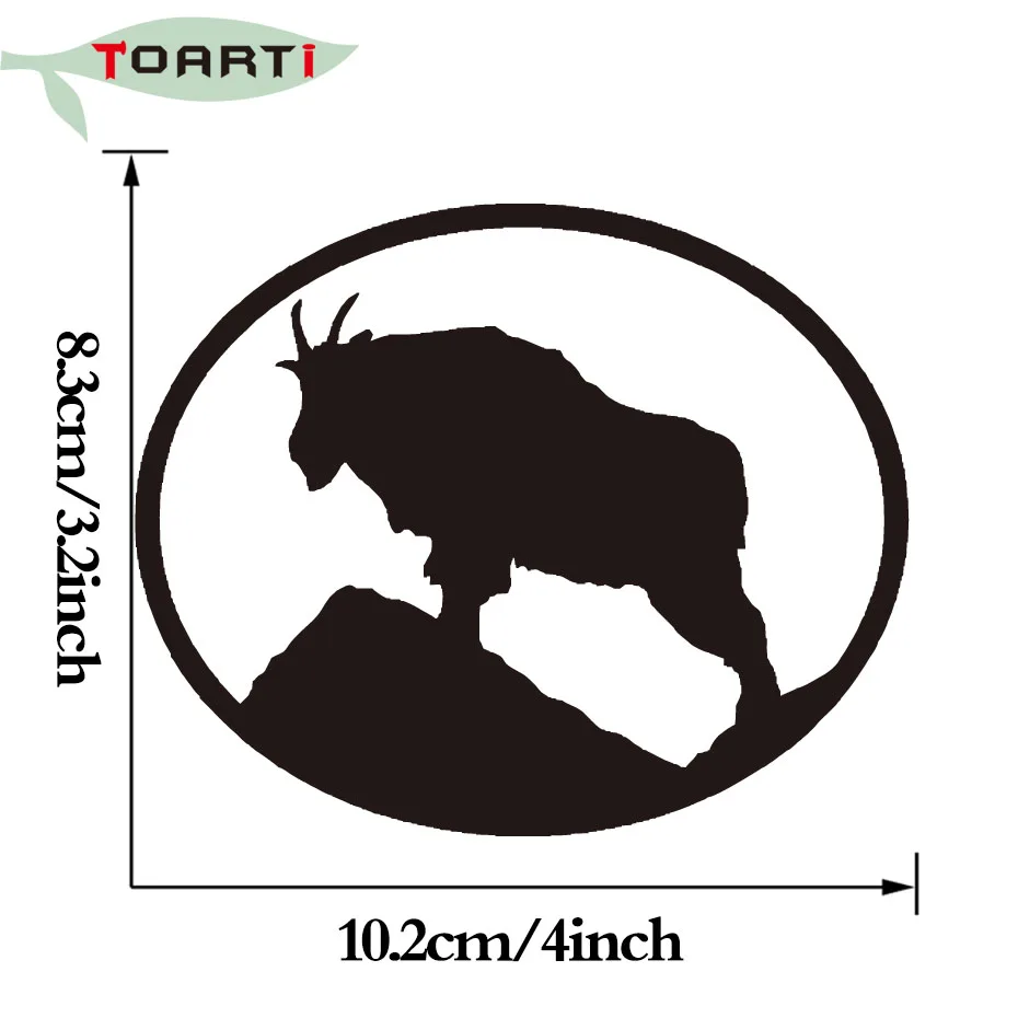 Виниловая наклейка на горную козу для стайлинга автомобиля окно стенок бампера