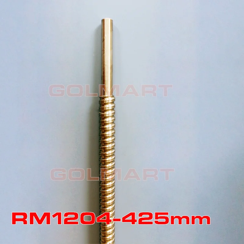 1 шт. шариковый винт SFU1204 L425mm + RM1204 шариковая гайка для 12 мм|ball rail|ball screw railscrew rail |