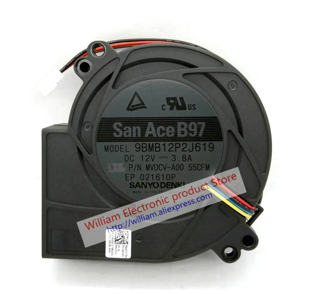 Sanyo San Ace B97 9BMB12P2J619 DC12V 3.8A MVDCV-A00 55CFM 97*33 мм компьютер насос для вентилятора системы охлаждения