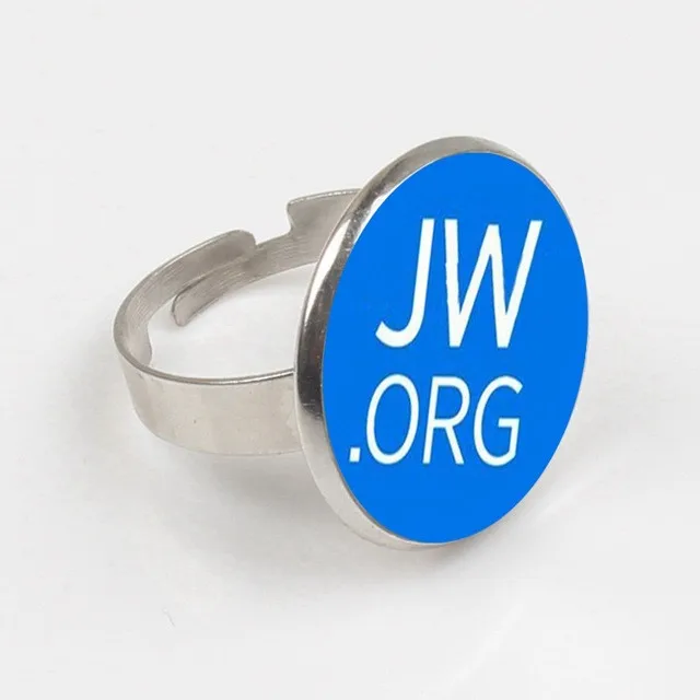 JW org подвеска стеклянный кабошон с фото|Кольца| |
