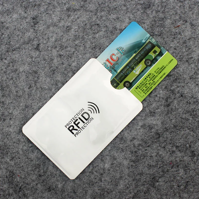 10 шт. Анти Rfid кошелек Блокировка ридер замок банк держатель для карт Id банковский чехол для карт Защита металлический кредитный держатель для карт Алюминий