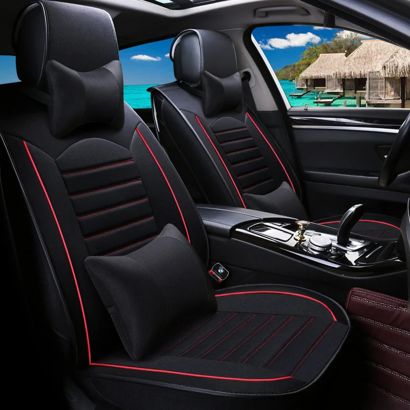 

WLMWL Universal Leather Car seat cover for Land Rover all models X9 discovery freelander car accessorie styling auto Cushion