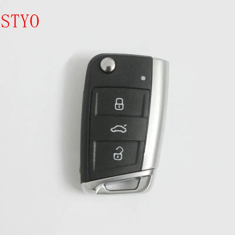 STYO 3 кнопки модифицированный складной флип чехол для дистанционного ключа