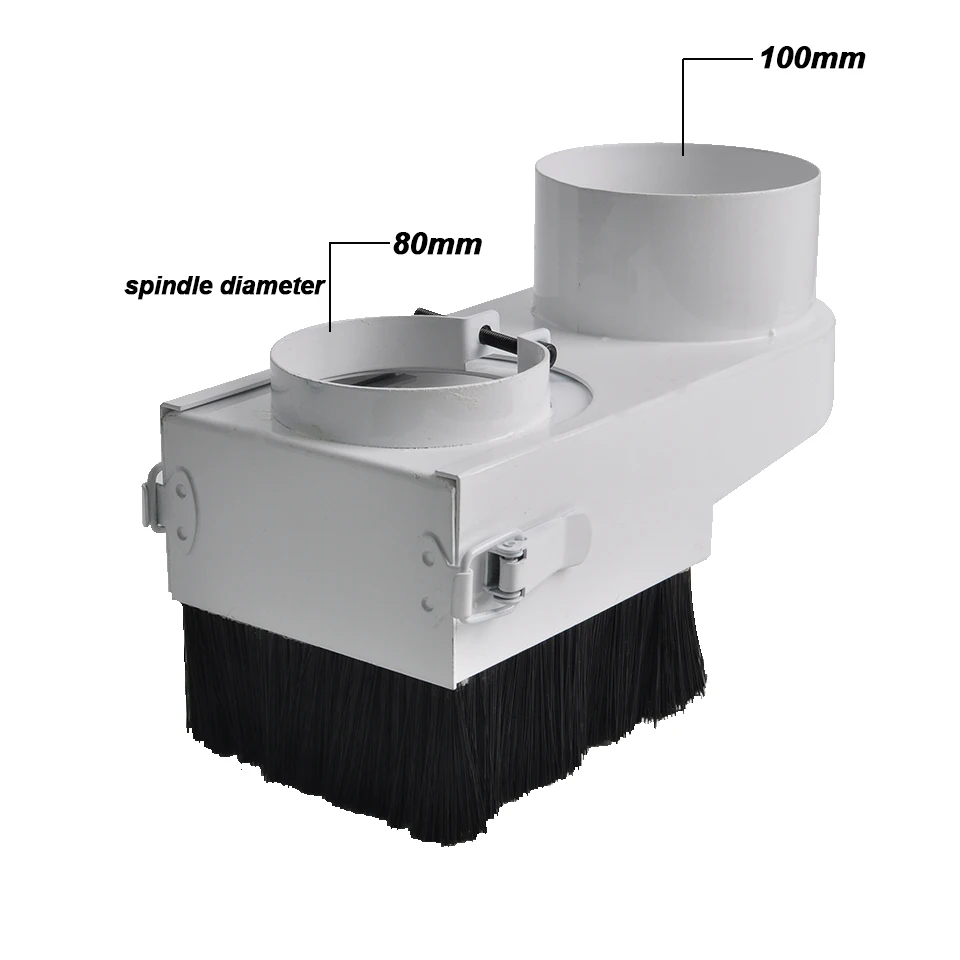80mm diameter 80 мм/85 мм/65 мм диаметр пылесборник пылезащитный чехол щетка для ЧПУ шпиндель мотор фрезерный станок маршрутизатор Деревообрабатывающие инструменты - Цвет: 80mm diameter