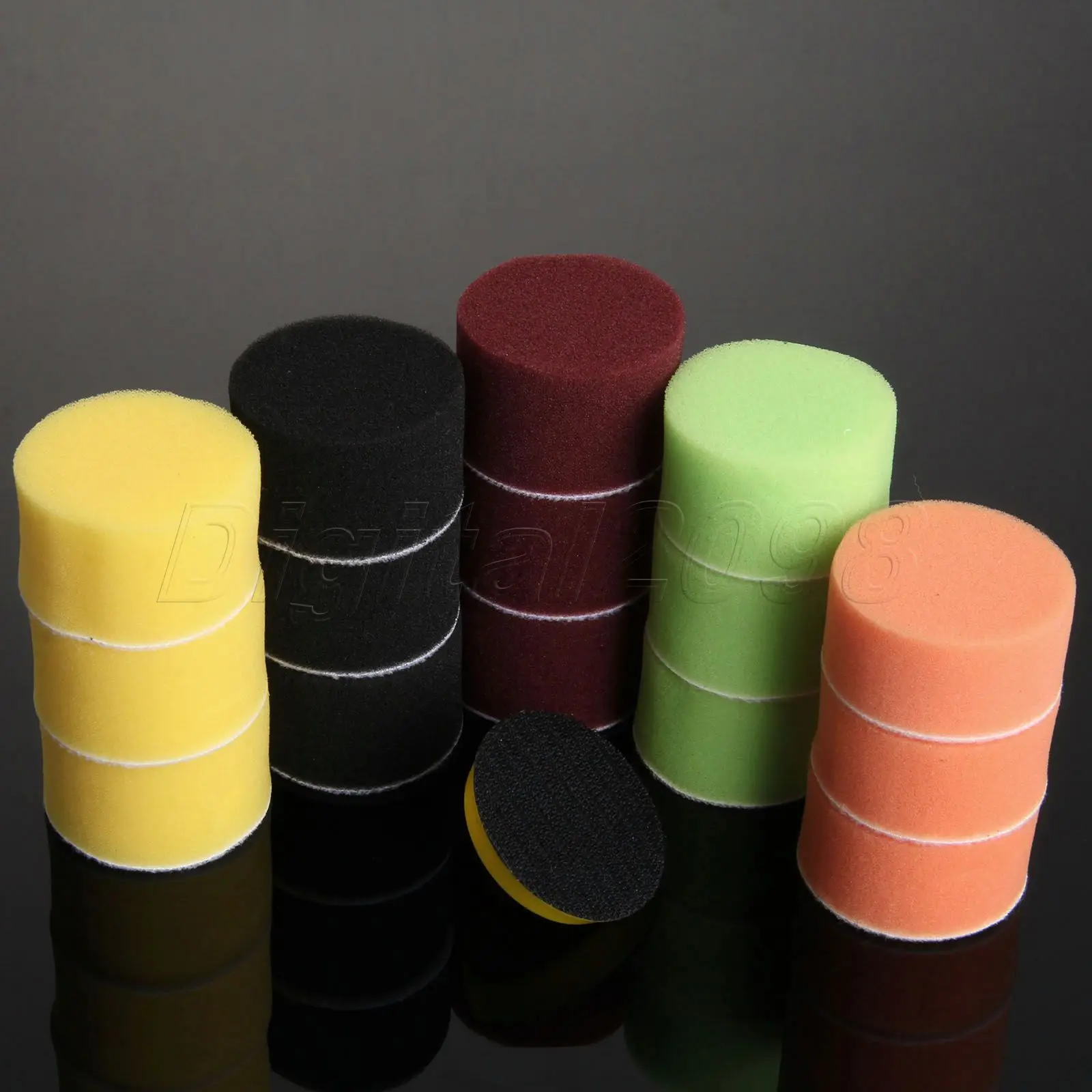 16 шт. набор полировальных насадок для автомобиля 50 мм|buffing pad|polishing buffing pad kitpad kit |