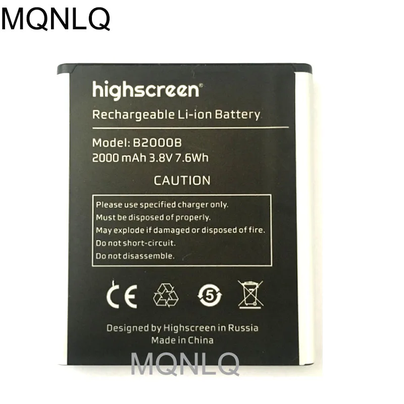 Аккумулятор для Highscreen win WinWin 1950 мАч B2000B мобильный телефон аккумулятор MQNLQ