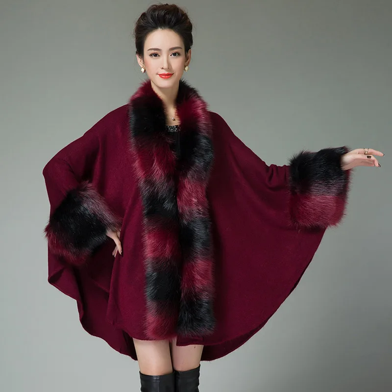 Зимнее меховое 2017 элегантное женское разноцветное пальто из искусственного меха