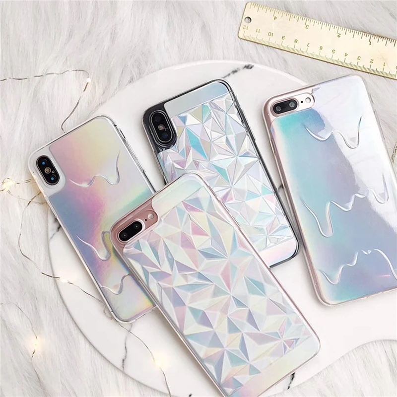 Чехол для IPhone 7 6 Plus 6s Xs Se блестящий чехол Iphone 7plus X 8 8plus 5 телефона с кристаллами