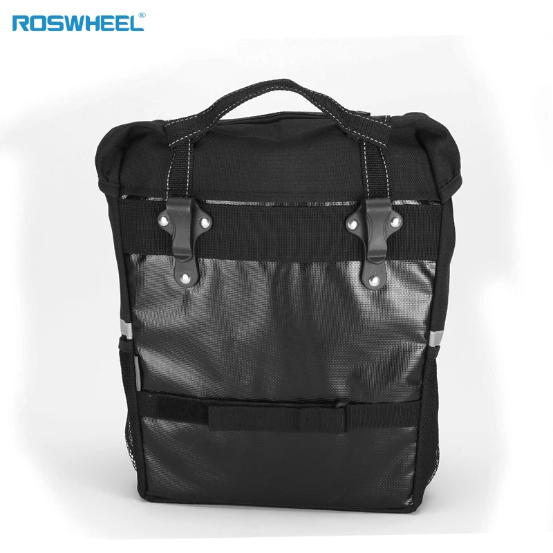 ROSWHEEL 15L водостойкая велосипедная задняя Сумка для велосипеда прочная сумка