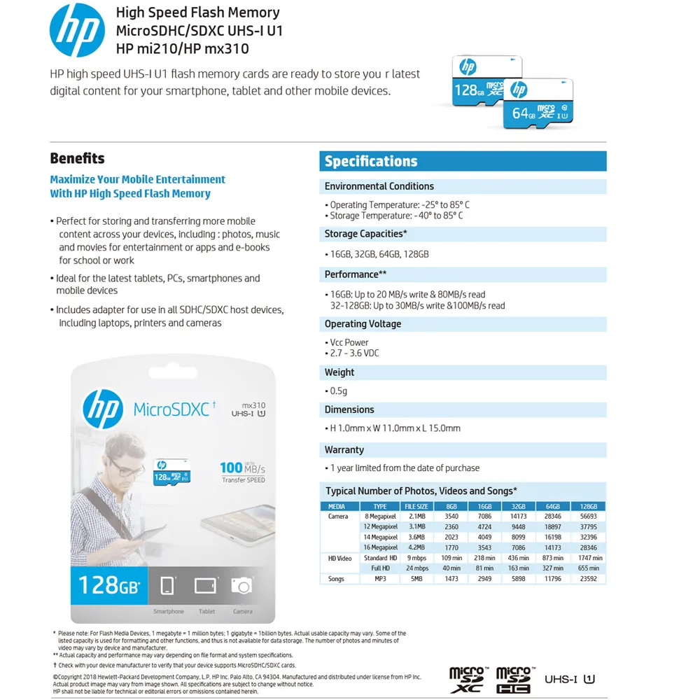 hp micro sd 32 Гб карта памяти Full HD видео Транс картао де память карта microsd 32 ГБ micro sd HC TF