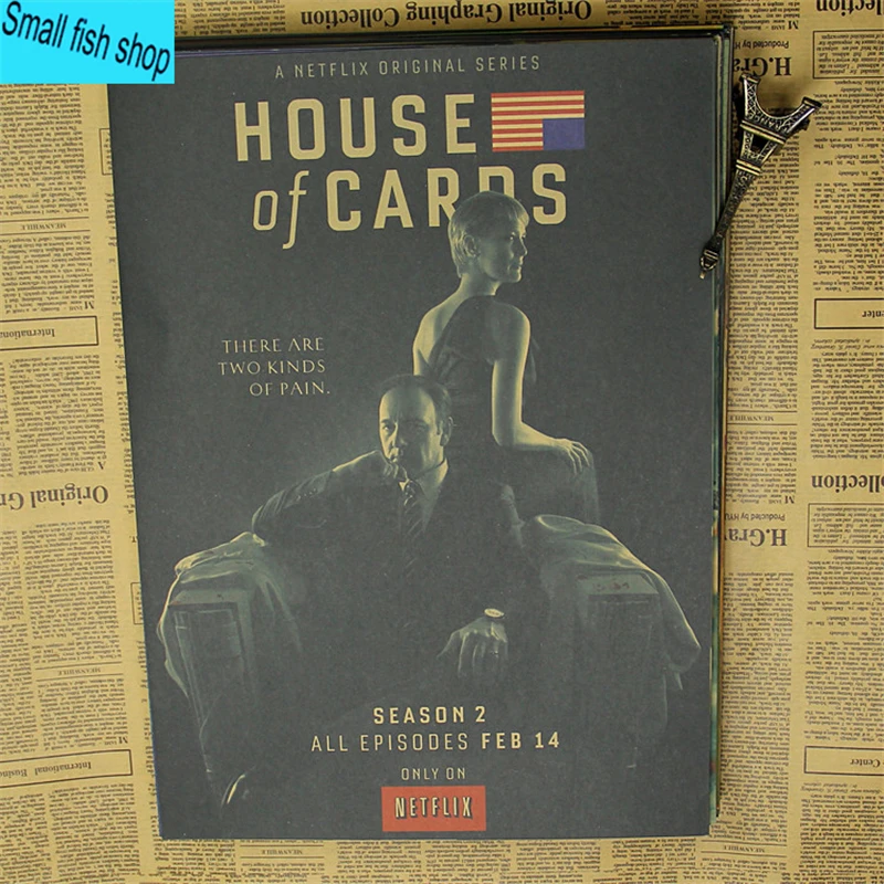 Домик открыток президент США американский ТВ-сериал украшение для дома