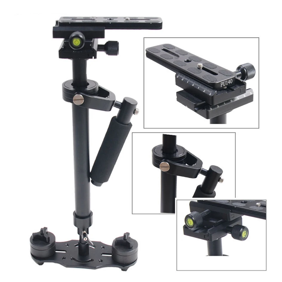ALUMOTECH S60 Steadycam S 60 + Plus 3 5 кг см алюминиевый ручной Стабилизатор Steadicam DSLR