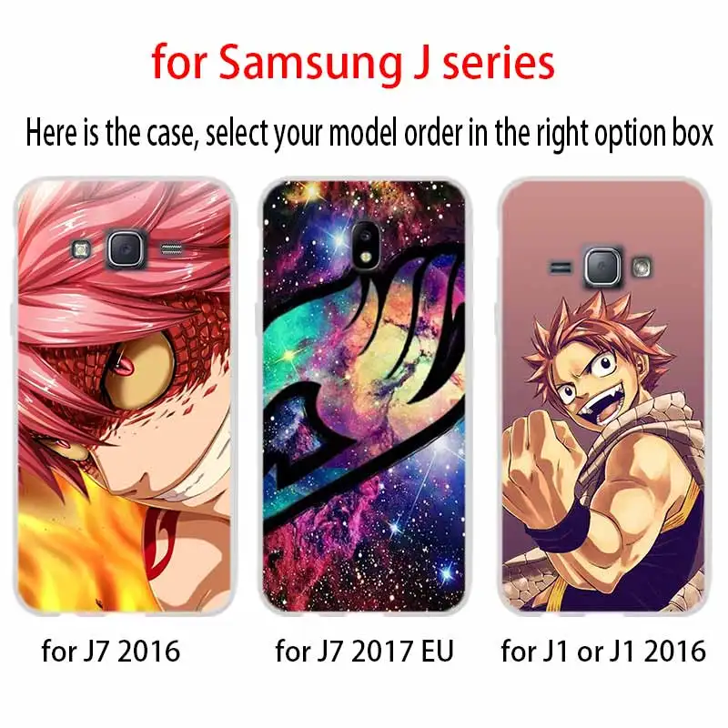 Телефон для Samsung Galaxy J6 J4 Plus J8 J3 J7 2018 J5 j7 2017 2016 j6 Prime Чехол Аниме Манга Сказочный