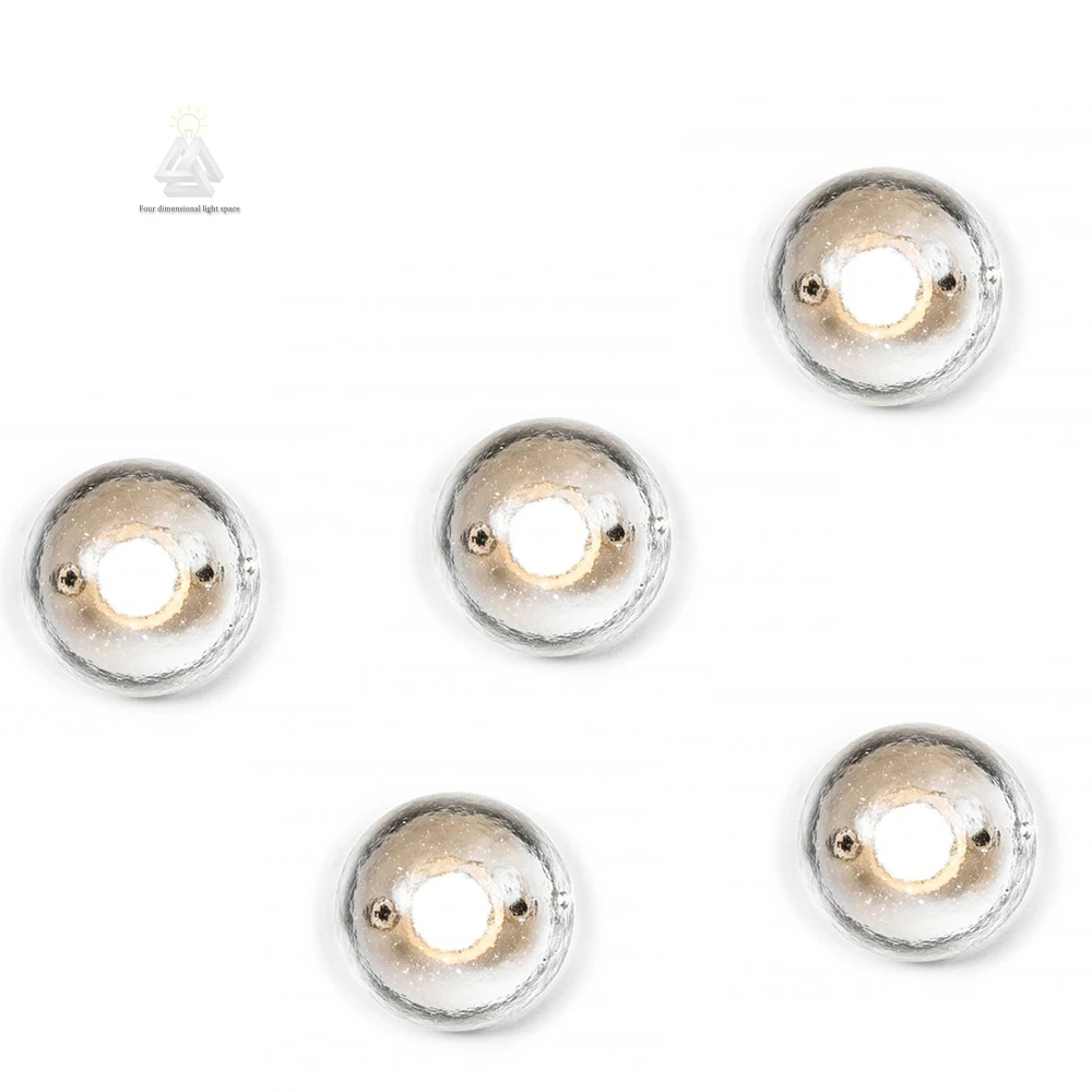 Чердак реплик Кристальный проходной Led Пузырьковые реплики прозрачные 14s