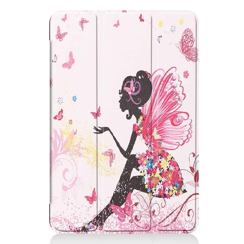 Раскрашенный флип чехол Folio из искусственной кожи для Apple iPad Mini 4 5(2019) умный