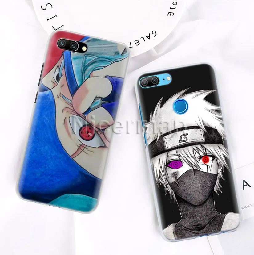 Чехол для телефона для Honor Y9 Y7 Y5 Y6 Y9 Honor 10 20 Lite 8X 8A Play прозрачный Чехол аниме Наруто Хатаке Какаши