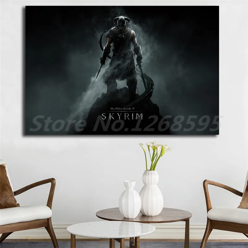 Блестки V Skyrim HD обои холст плакаты принты настенная живопись декоративная