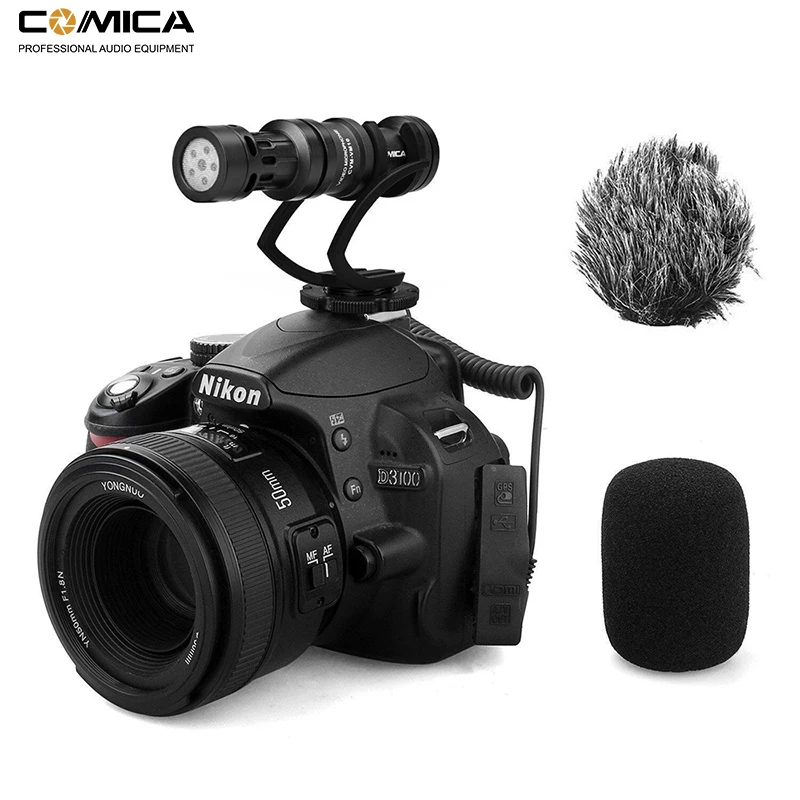 COMICA CVM VM10II микрофон для видеозаписи на цифровую зеркальную камеру с