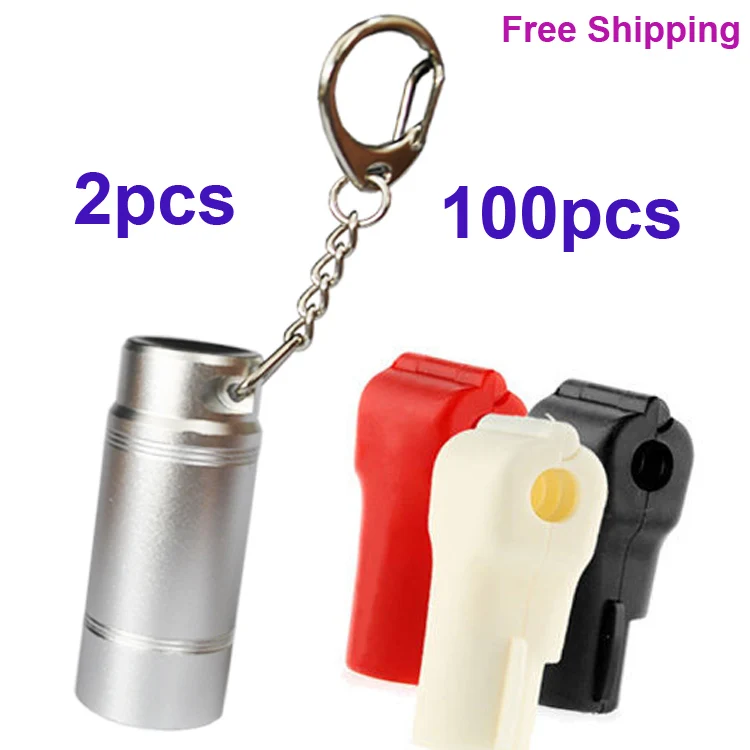 

102pcs Wholesales plastic EAS Security Stop Lock Retail Shop Display Hook Anti Theft Stoplock+ Magnetic Key Detacher