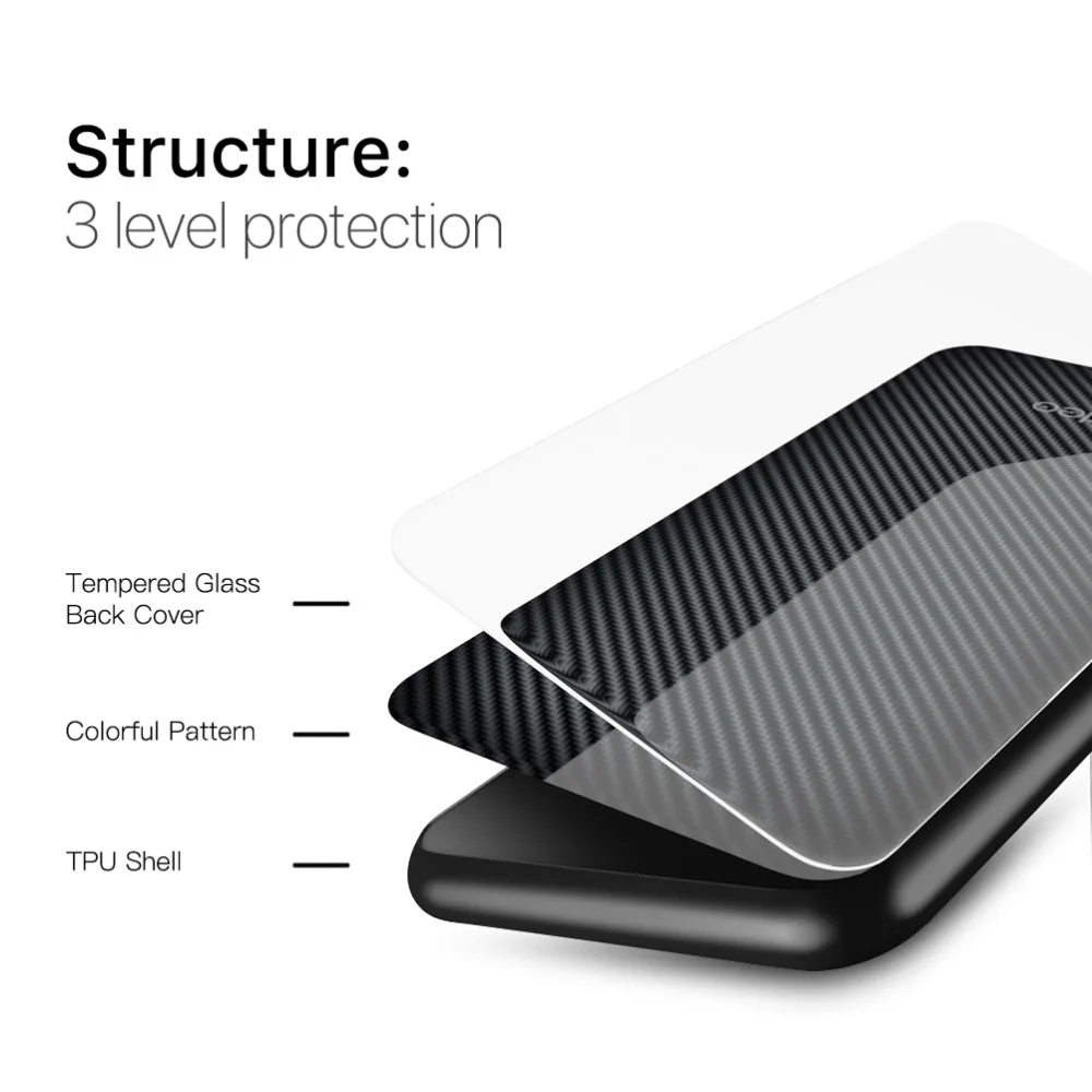 SLEO для Nokia 7 Plus защитное стекло задняя крышка плюс мягкая TPU Frame чехол телефона