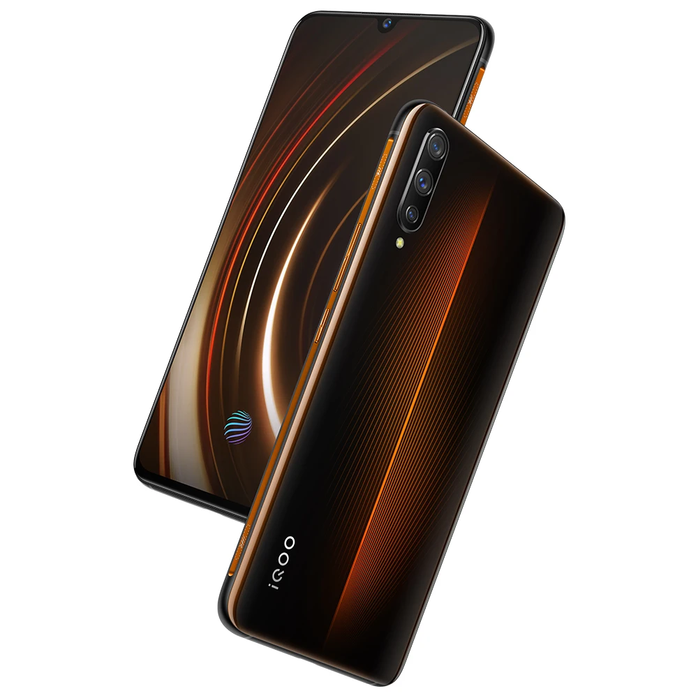 Оригинал iQOO 6 41 ''Супер AMOLED мобильный телефон NFC Snapdragon 855 4000 мАч большая батарея