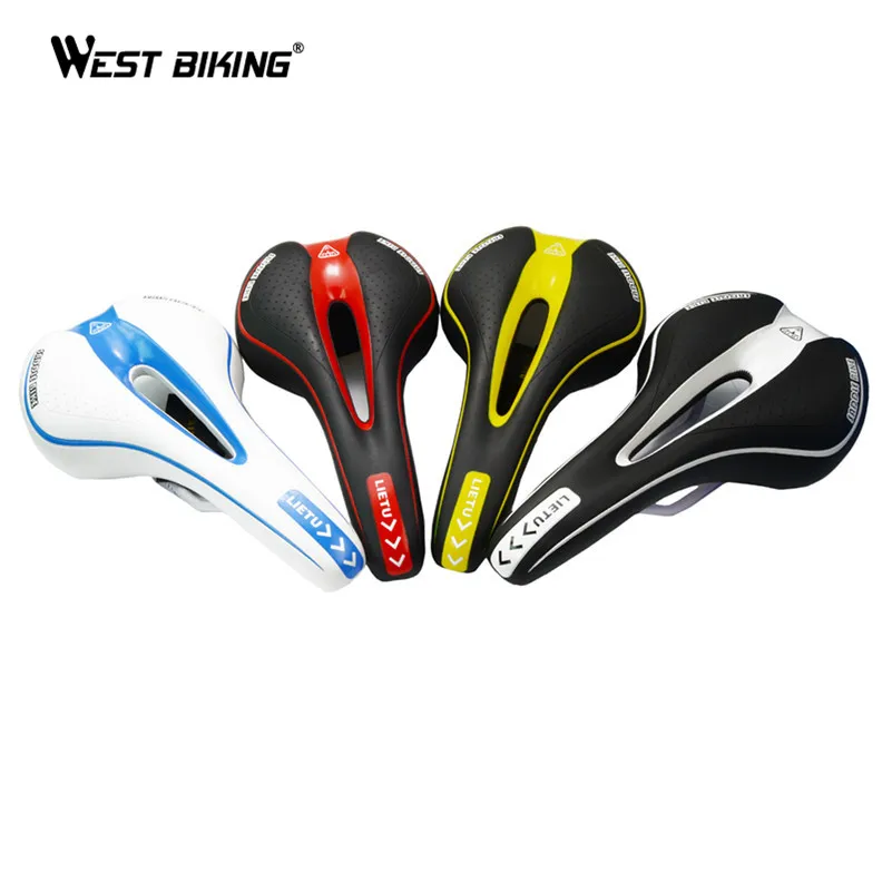 WEST BIKING велосипедное седло силиконовая Нескользящая MTB велосипедная подушка на