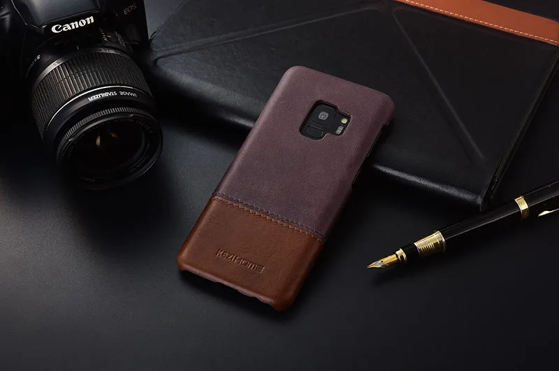 Чехол для samsung Galaxy S9 KEZiHOME, роскошный хит цвета, натуральная кожа, твердая задняя крышка, Капа для samsung S9 5,8 '', чехол для телефона s