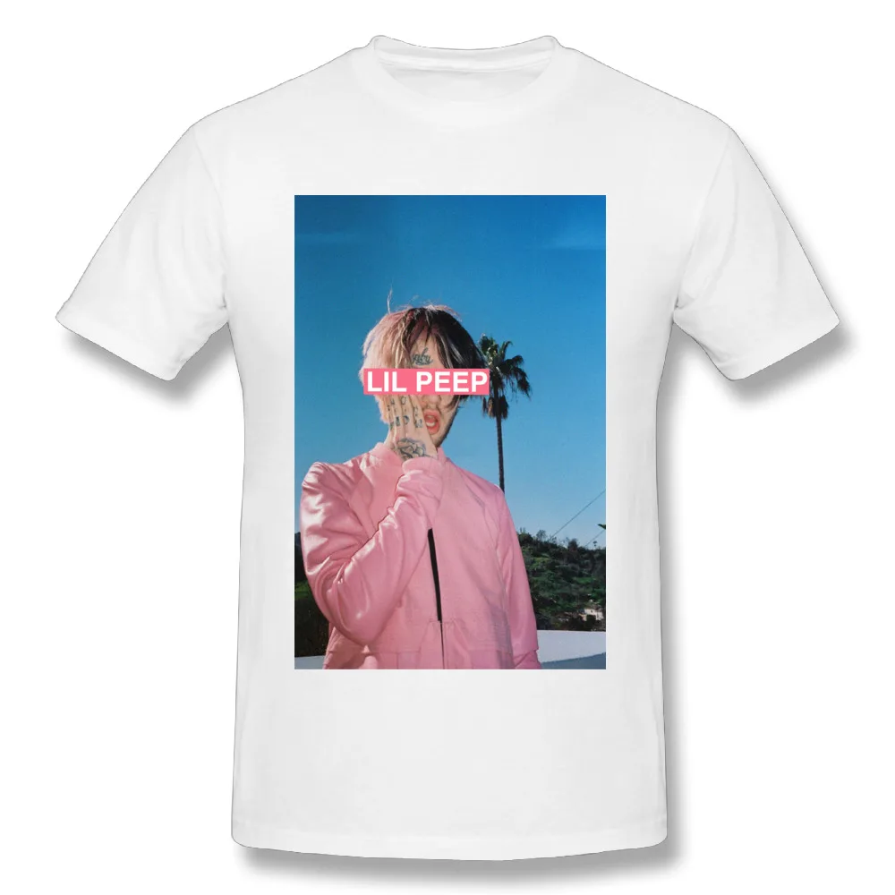 Хип Хоп человек Lil Peep футболка для отдыха качество удобная хлопковая Футболка