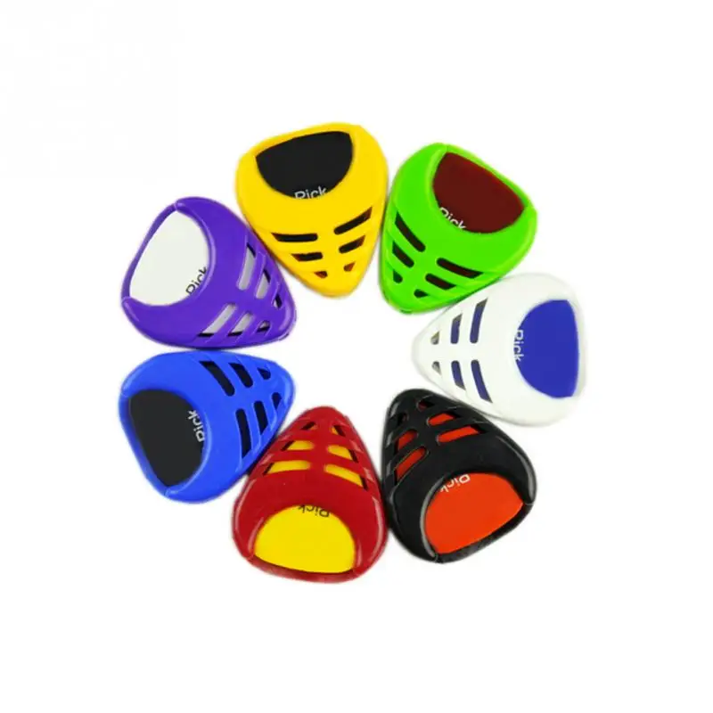 Прочный пластиковый держатель для гитарных палочек в форме сердца 6 шт.