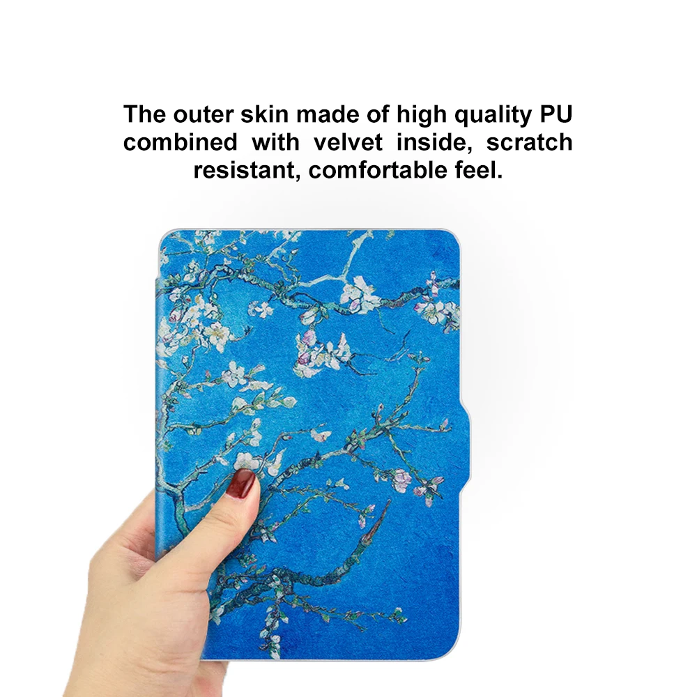 Роскошный чехол для нового Kobo Clara HD 6 ''Ereader Folio Smart мягкий + Бесплатный