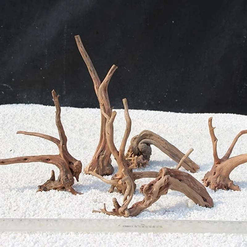 Натуральное дерево ствол driftwwood аквариум рептилия цилиндр изготовления корней растение дерево украшение орнамент
