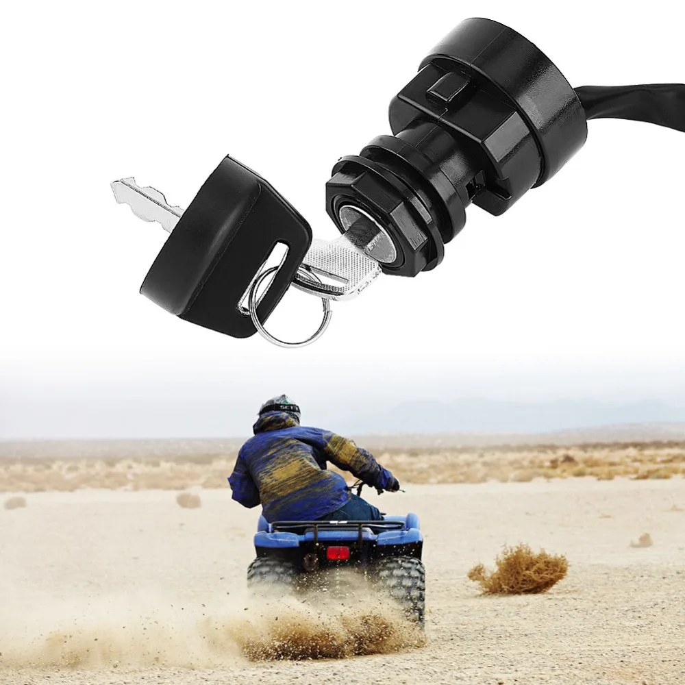 2 Pin мотоциклетный ключ зажигания для Yamaha YFM 350 Bruin 660R 700R Raptor 350X Warrior Стайлинг