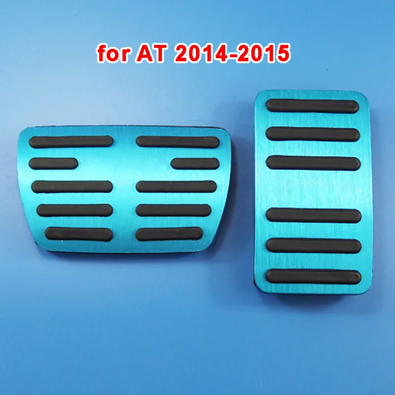 2 шт. для педали Honda Accord A/T 2008-2012/2014-2015 декоративная полоса из алюминиевого сплава