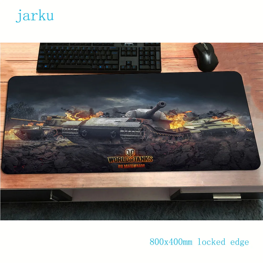 Игровой коврик для мыши world of tanks HD печать 800x400x3 мм игровой большой ноутбука ПК
