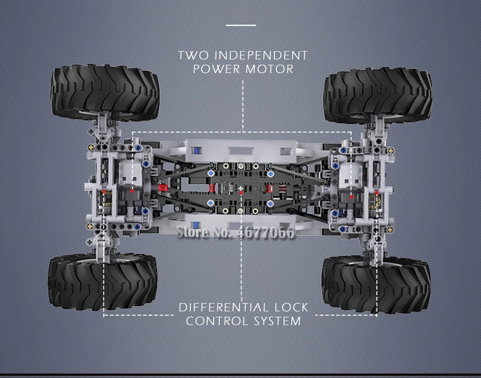 Cada RC внедорожный автомобиль Adventurer Technic строительные блоки пульт дистанционного управления автомобиля кирпичи blocktoy детские игрушки для детей мальчиков