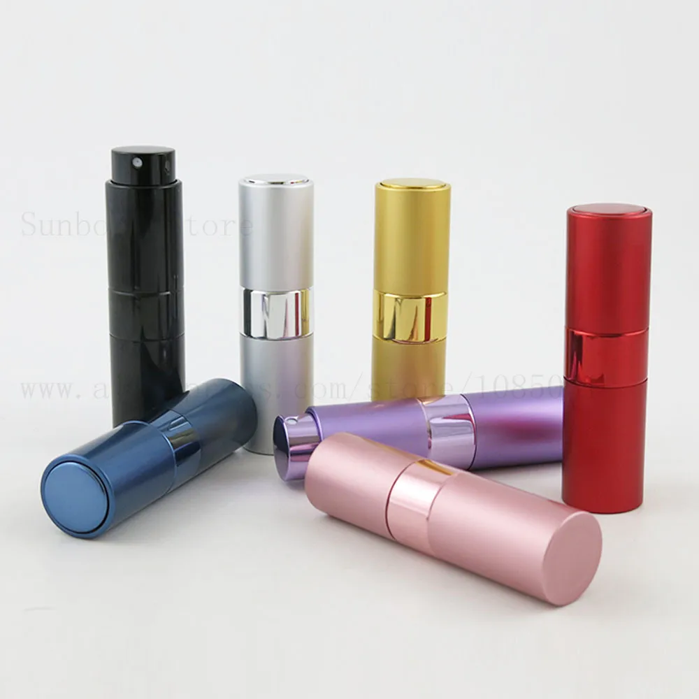 

15ml Travel Mini Container Aluminum Refillable Perfume Spray Bottle Empty Cosmetic Containers Sample Bottles