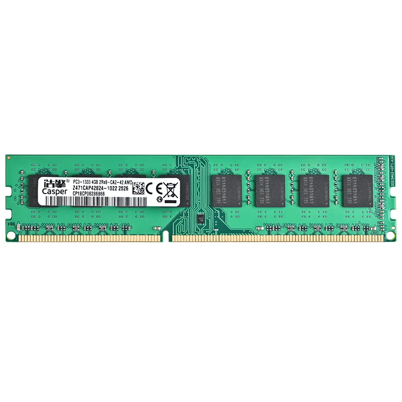 Casper DDR3 Ram 2 GB 4 GB 1333 MHz 1600 MHz настольная память non-ecc(без коррекции ошибок) Поддержка гнезда 775 материнская плата модуль Stick пожизненная Гарантия