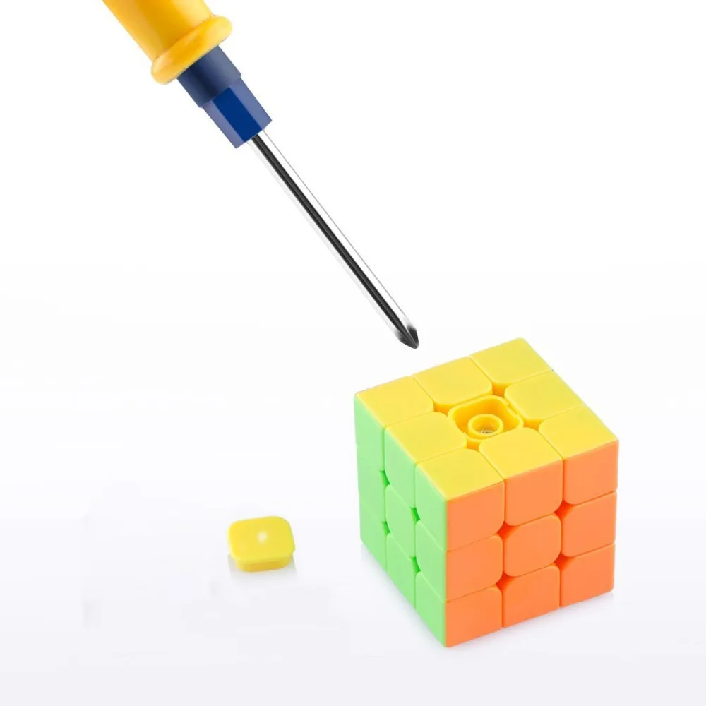D-FantiX YongJun кубик рубик 3 на 3 Скорость Cube Красочные Stickerless плавный поворот кубик рубика магия головоломка куб Непоседа развивающие игрушки