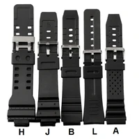 rubber watchband16mm18mm20mm22mm watches replace electronic wristwatch band sports watch straps watch accessories lxh