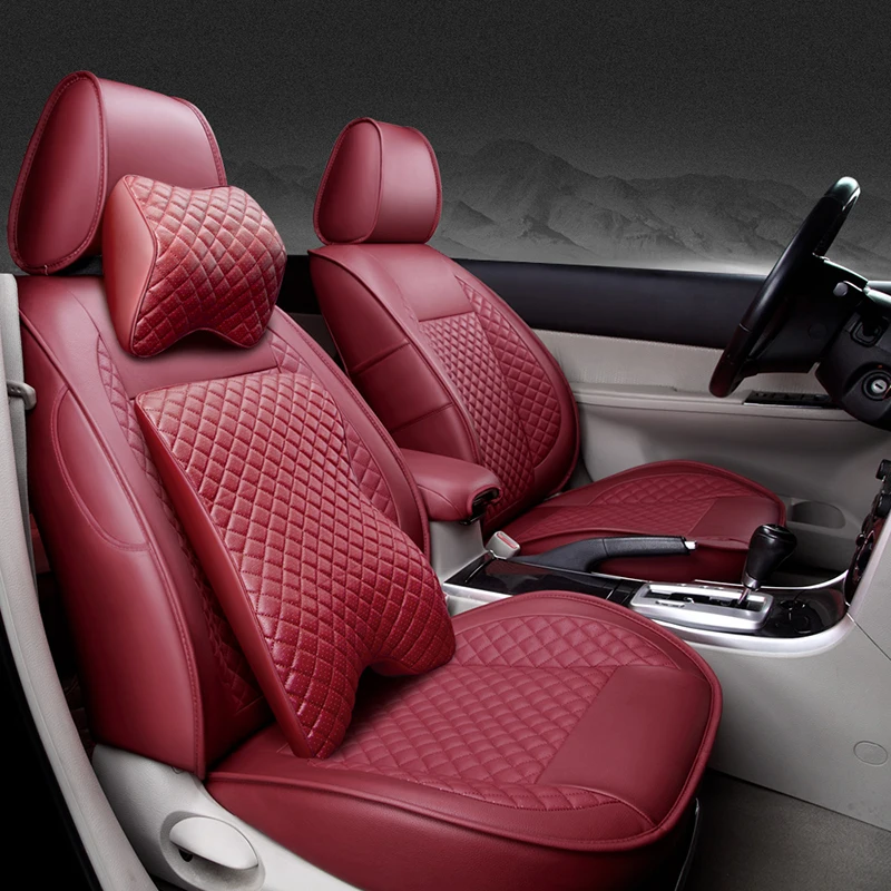 Специальные высококачественные кожаные чехлы для автомобильных сидений Hyundai