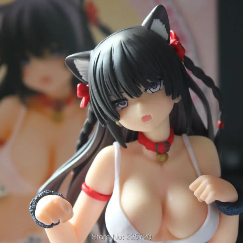 Аниме Masou Gakuen HxH ПВХ фигурка Сексуальная кошка девушка Ataraxia фигурка игрушки