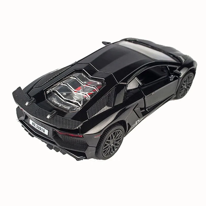 HOMMAT Simulation 1:32 Aventador LP750-4 SV Superveloce спортивный автомобиль сплав литая под давлением