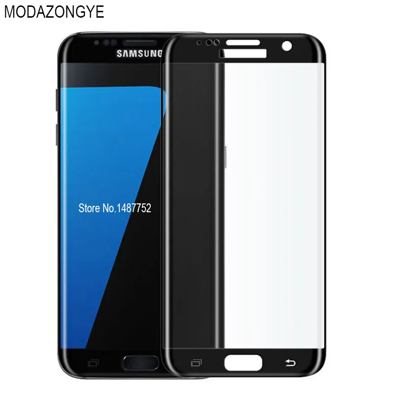 Закаленное стекло для Samsung Galaxy S7 Edge Защита экрана защита с полным покрытием