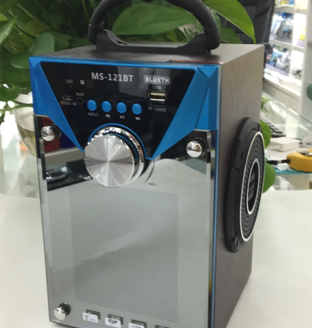 Цифровой MS-121BT Беспроводная Связь Bluetooth Спикер Поддержка SD TF Mp3-плеер USB Fm-радио